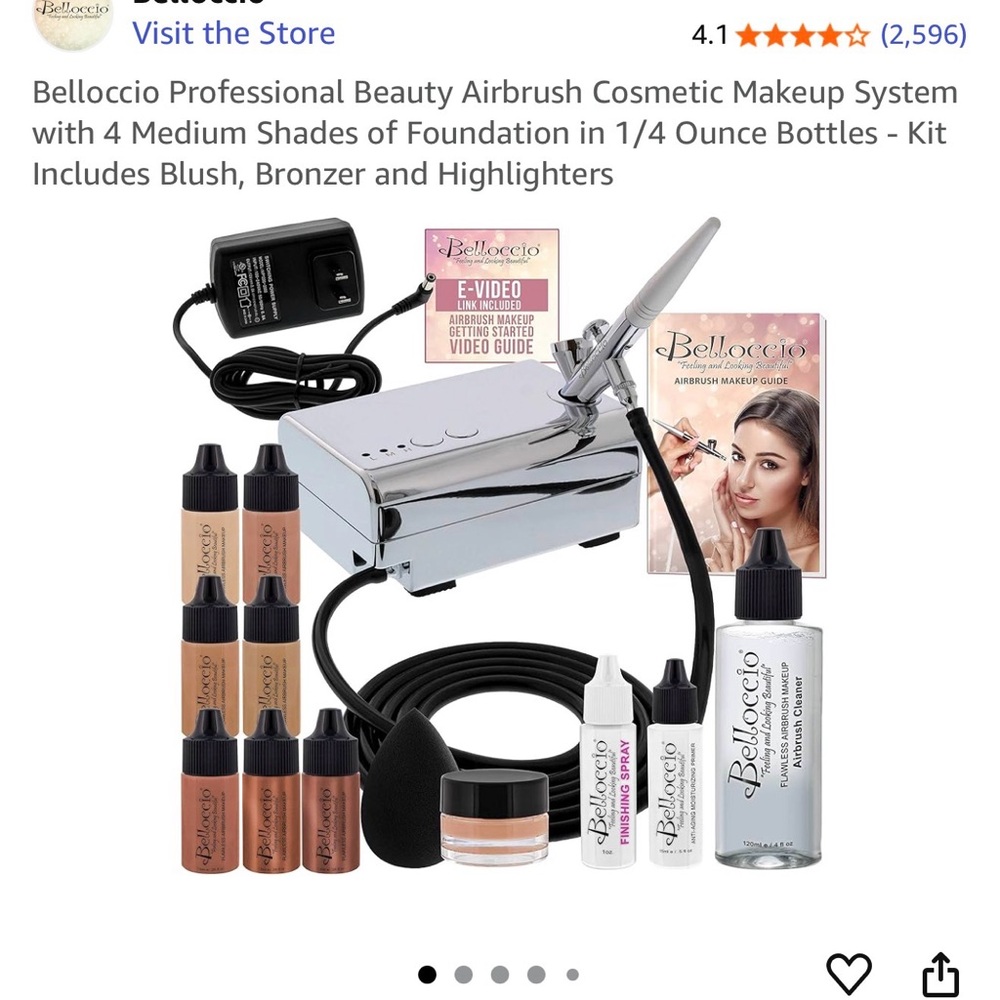 Professional Airbrush Makeup System - Medium Shades